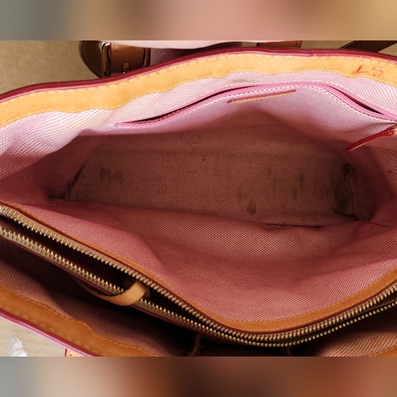 VTG Dooney & Bourke Crossword Tote‎ Vachetta - Picture 15 of 15